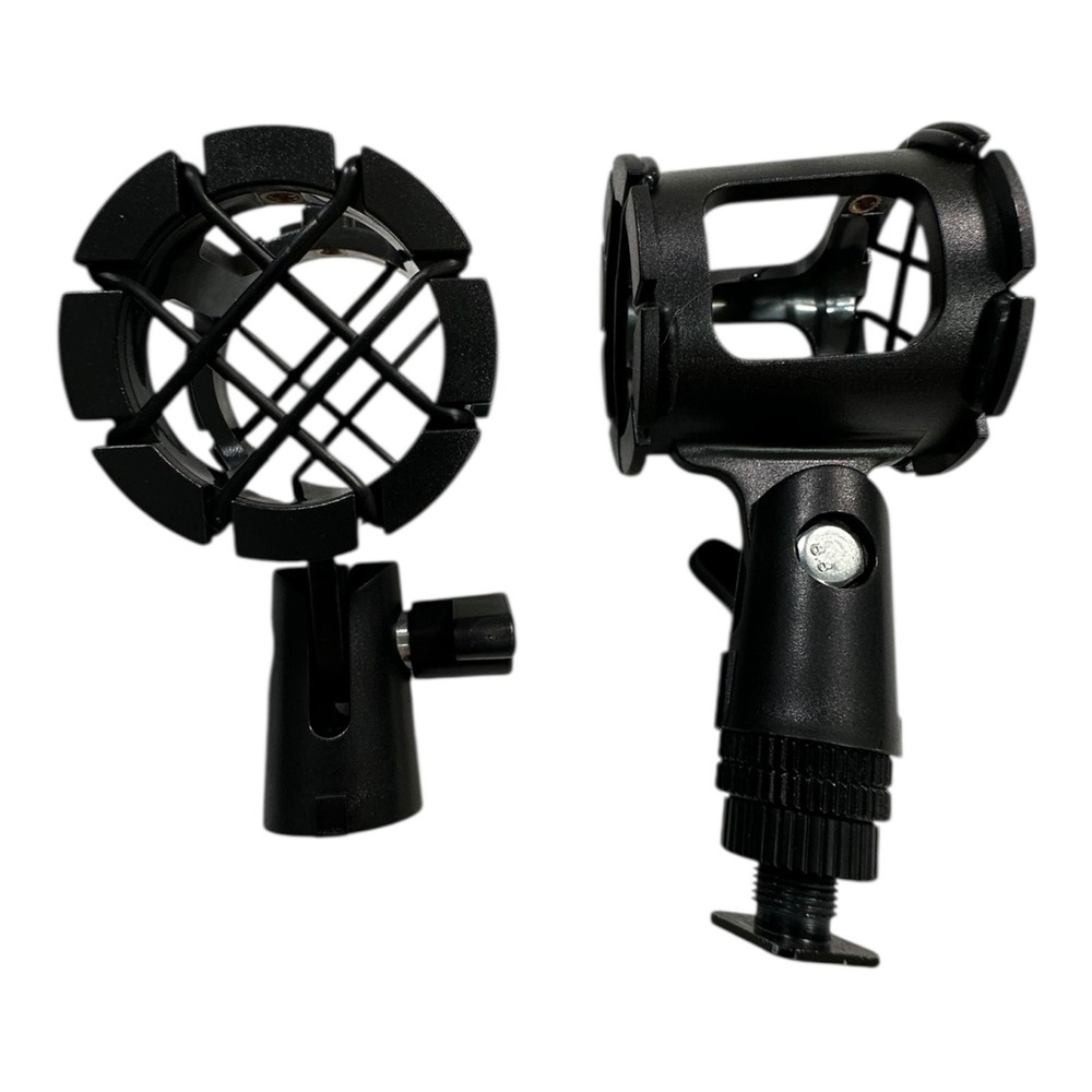 Microphone Clip Holder Stand Mount‎ Mic Black Universal Replacement Part